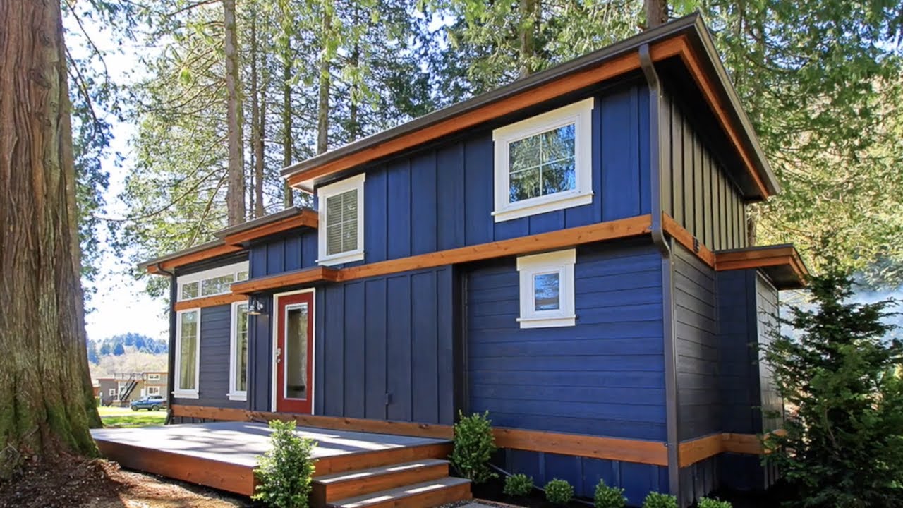 Amazing Luxury Salish Cottage Tiny House from Wildwood Lakefront ...